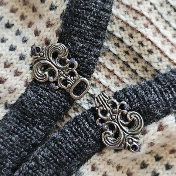 Maria Lammi Merino Wool Handmade Finnish Knit Sweater Vest XL - Picture 9 of 11